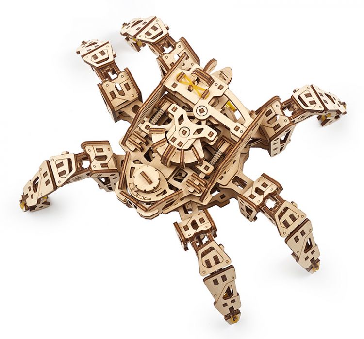 Ugears - Hexapod Explorer - Byggsats i trä