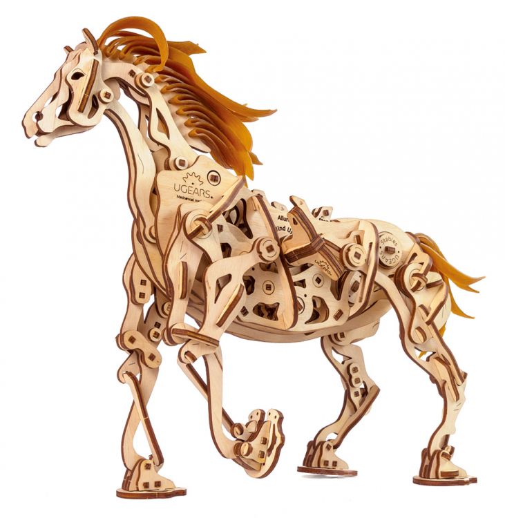 Ugears - Horse - Mechanoid - Byggsats i trä