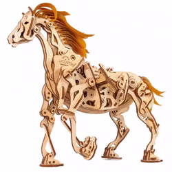 Ugears - Horse - Mechanoid - Byggsats i trä