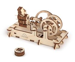 Ugears - Pneumatic Engine - Byggsats i trä