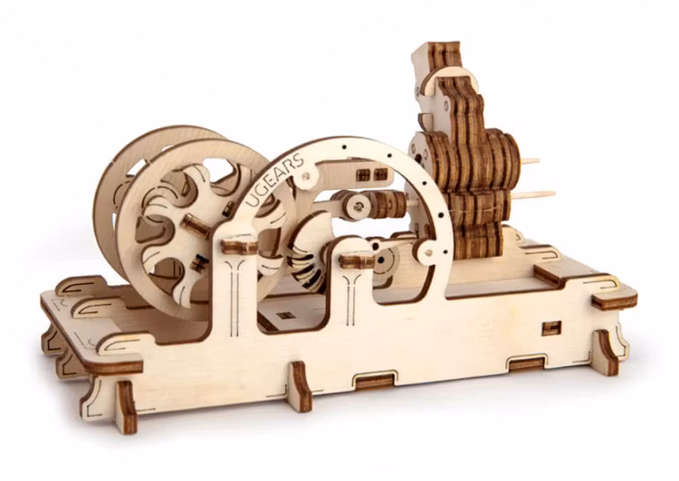 Ugears - Pneumatic Engine - Byggsats i trä