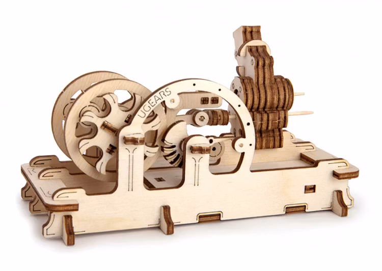 Ugears - Pneumatic Engine - Byggsats i trä