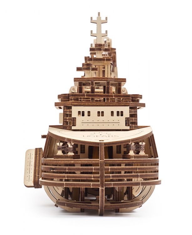 Ugears - Research Vessel - Byggsats i trä