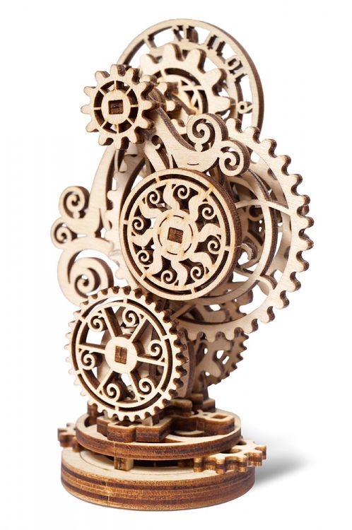 Ugears - Steampunk klocka - Byggsats i trä