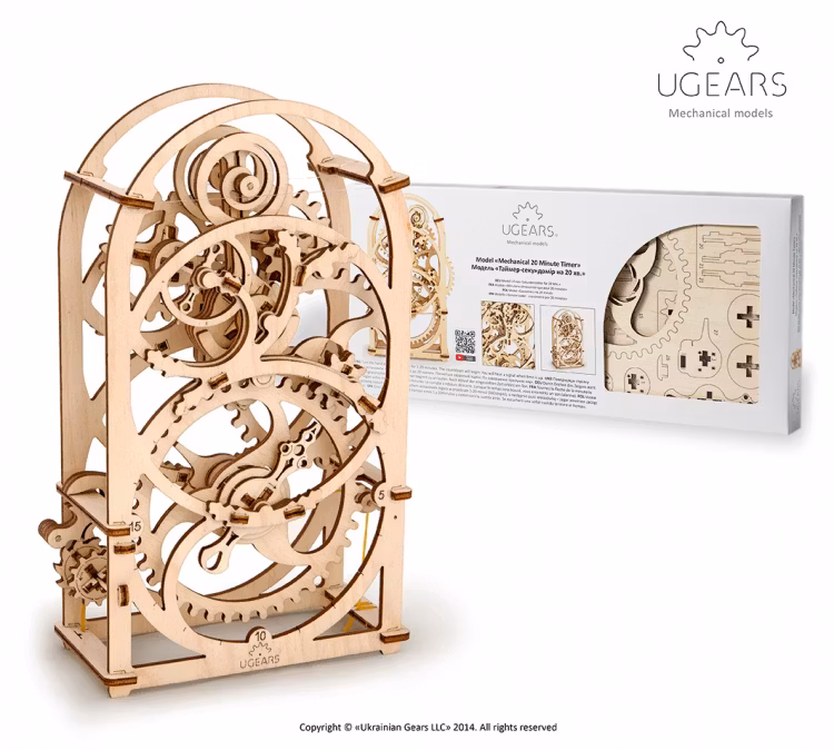 Ugears - Timer - Byggsats i trä