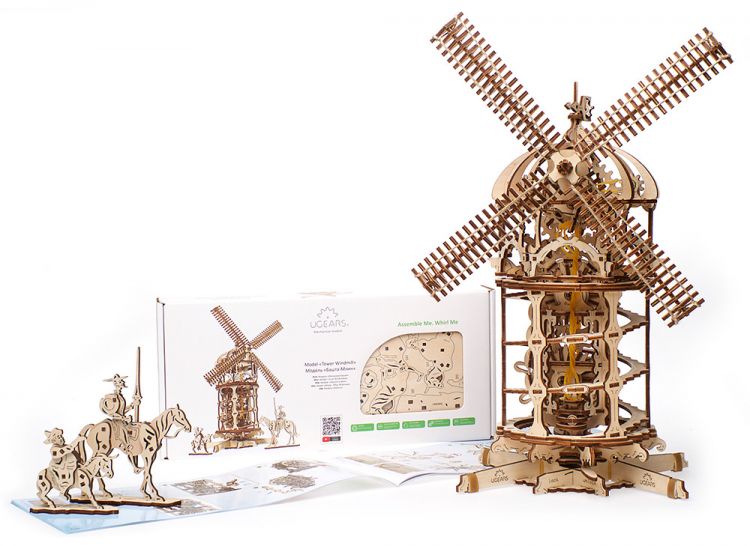 Ugears - Väderkvarn - Byggsats i trä