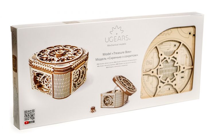 Ugears - Treasure Box - Byggsats i trä