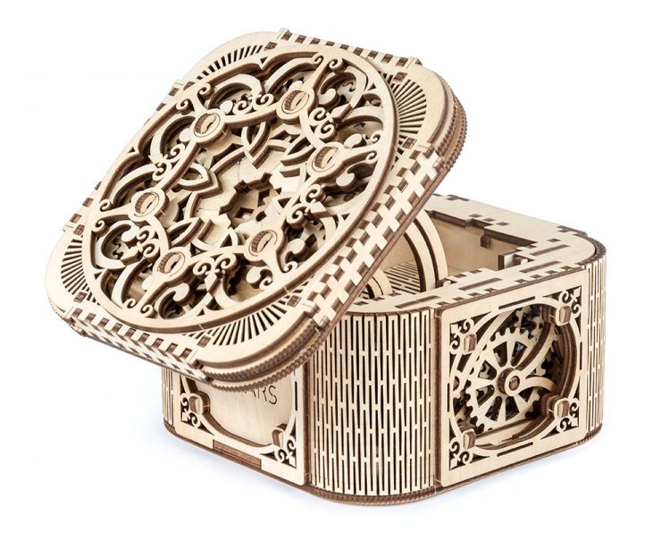 Ugears - Treasure Box - Byggsats i trä