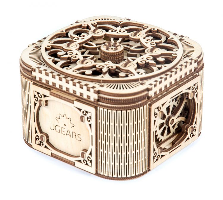 Ugears - Treasure Box - Byggsats i trä