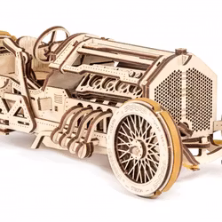 Ugears - Mechanical U-9 Grand Prix car - Byggsats i trä