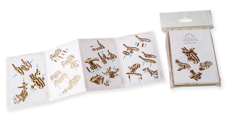 Ugears - Aircrafts - Fidget - Byggsats i trä - Ukraina