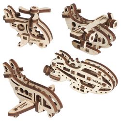 Ugears - Aircrafts - Fidget - Byggsats i trä - Ukraina