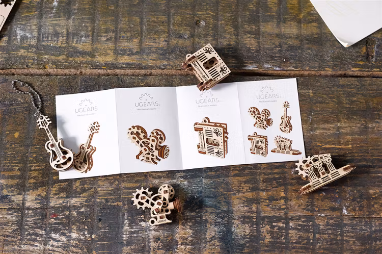 Ugears - U-Fidget Creation - Fidget - Byggsats i trä - Ukraina
