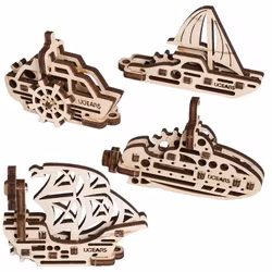 Ugears - Ships - Fidget - Byggsats i trä - Ukraina