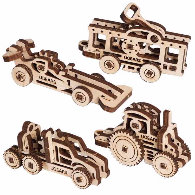 Ugears - Vehicles - Fidget - Byggsats i trä - Ukraina