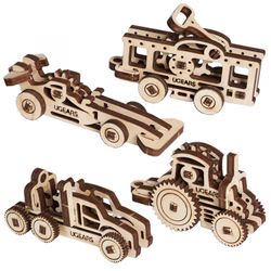 Ugears - Vehicles - Fidget - Byggsats i trä - Ukraina