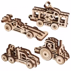 Ugears - Vehicles - Fidget - Byggsats i trä - Ukraina
