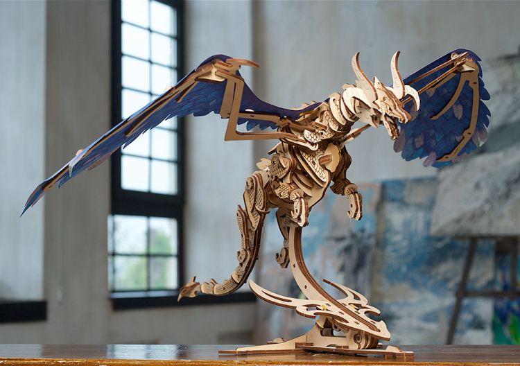 Ugears - Windstorm Dragon - Byggsats i trä