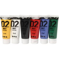 Akrylfärg Matt Set 1
