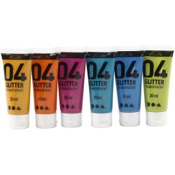 Akrylfärg Glitter