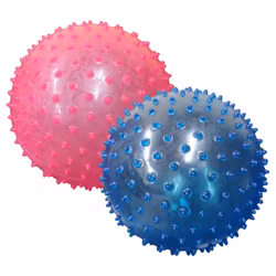 Transparent Taggboll blå