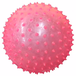 Transparent Taggboll Rosa