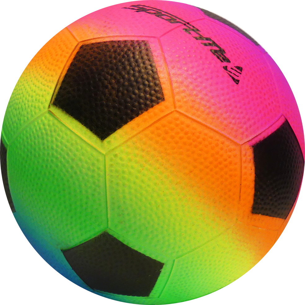 Regnbågsboll Fotboll Stor, Plast