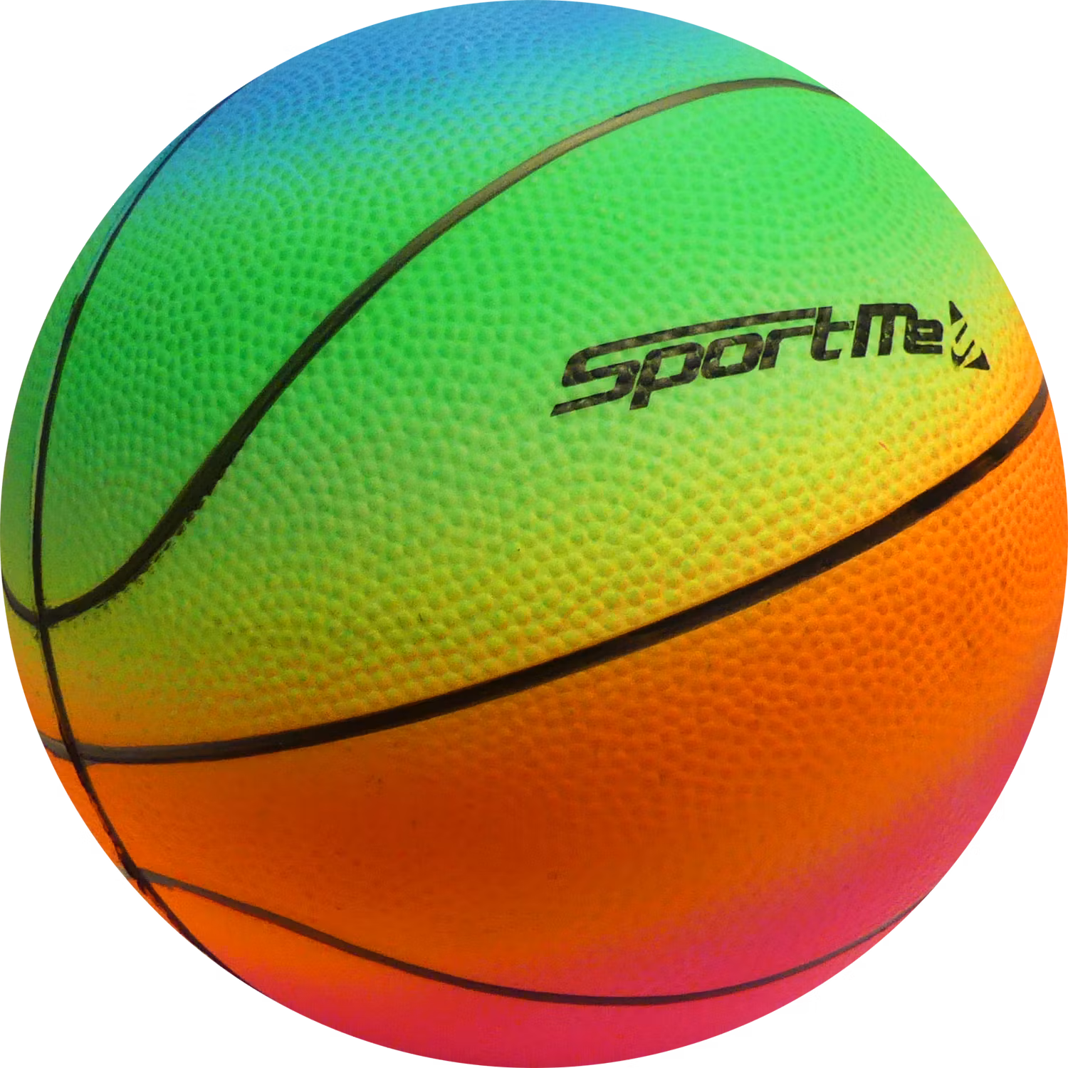 Regnbågsboll Basket Liten, Plast