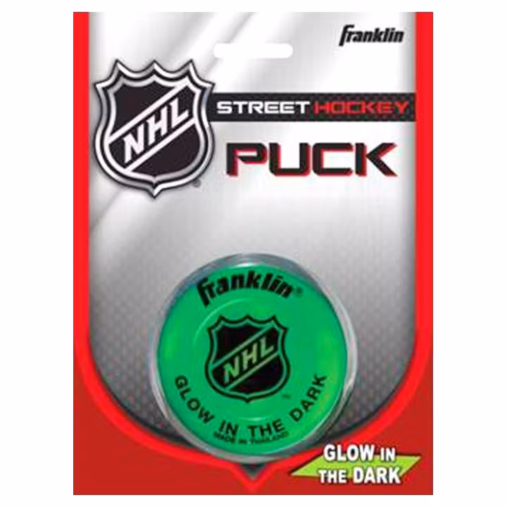 NHL Glow in the Dark, Street Hockey Puck i förpackning