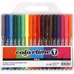 Colortime Tuschpennor (set om 18st)