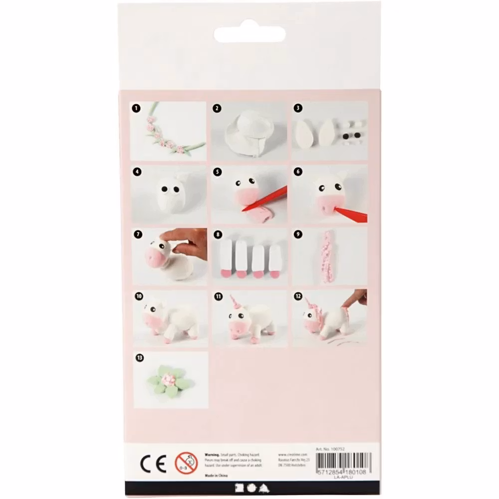 Kreativt kit - Rosa Bebisenhörning