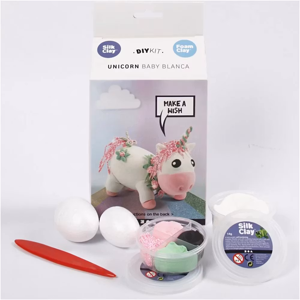 Kreativt kit - Rosa Bebisenhörning