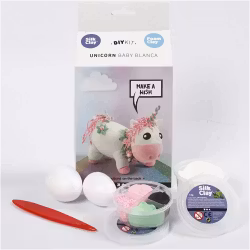 Kreativt kit - Rosa Bebisenhörning