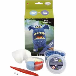 Kreativt kit - Blått Monster