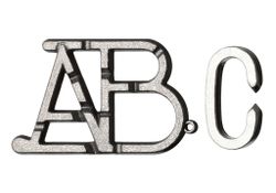 Huzzle - Cast ABC - Knep & knåp kluring i metall - Nivå: Fun