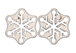 Huzzle - Cast Snow - Knep & knåp kluring i metall - Nivå: Easy