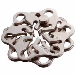 Huzzle - Cast Snow - Knep & knåp kluring i metall - Nivå: Easy