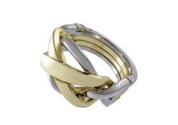 Huzzle - Cast Ring - Knep & knåp kluring i metall - Nivå: Hard