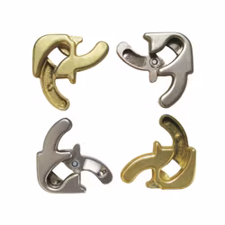 Huzzle - Cast Square - Knep & knåp kluring i metall - Nivå: Expert