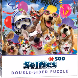 Cheatwell - Beach Party - Dubbelsidigt pussel - 500 Bitar