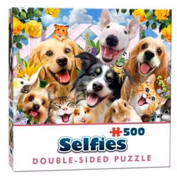 Cheatwell - Selfie Buddies - Dubbelsidigt pussel - 500 Bitar