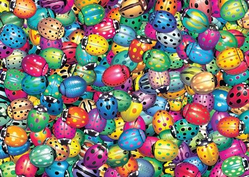 Dubbelsidigt pussel - Bugs, 500 Bitar