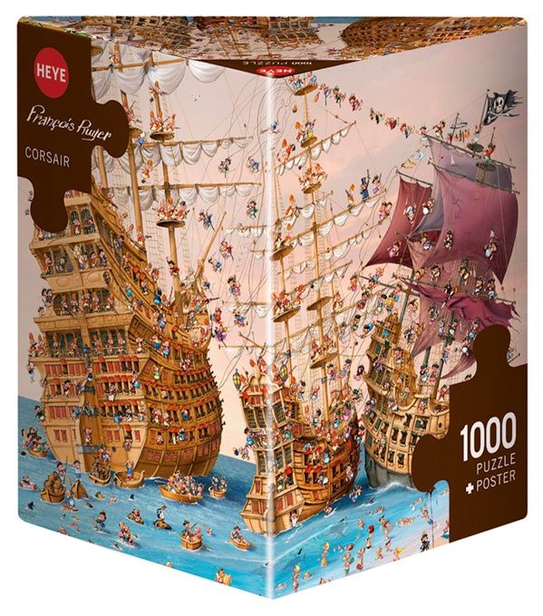 Triangular Ruyer – Corsair, 1000 Bitar pussel, Förpackning