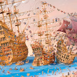 Heye - Corsair - François Ruyer - Roligt & knasigt - 1000 Bitar pussel