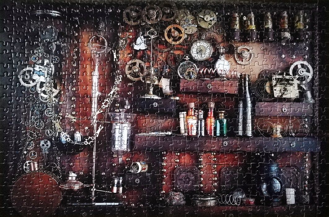 Vintage Pussel - Steam Punk, 500 Bitar