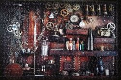Vintage Pussel - Steam Punk - 500 Bitar pussel