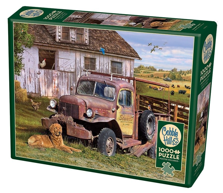 Vintage Pussel - Summer Truck, 1000 Bitar. Förpackning