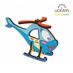 Helikopter - Byggsats i trä