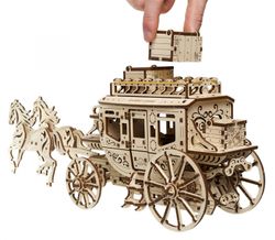 Ugears - Häst & vagn - Byggsats i trä