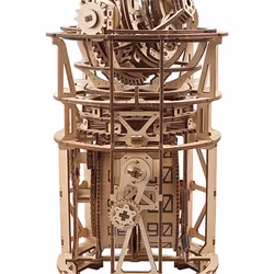 Ugears - Sky Watcher Tourbillon Table Clock - Byggsats i trä